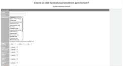 Desktop Screenshot of hostesky.ppmfactum.cz